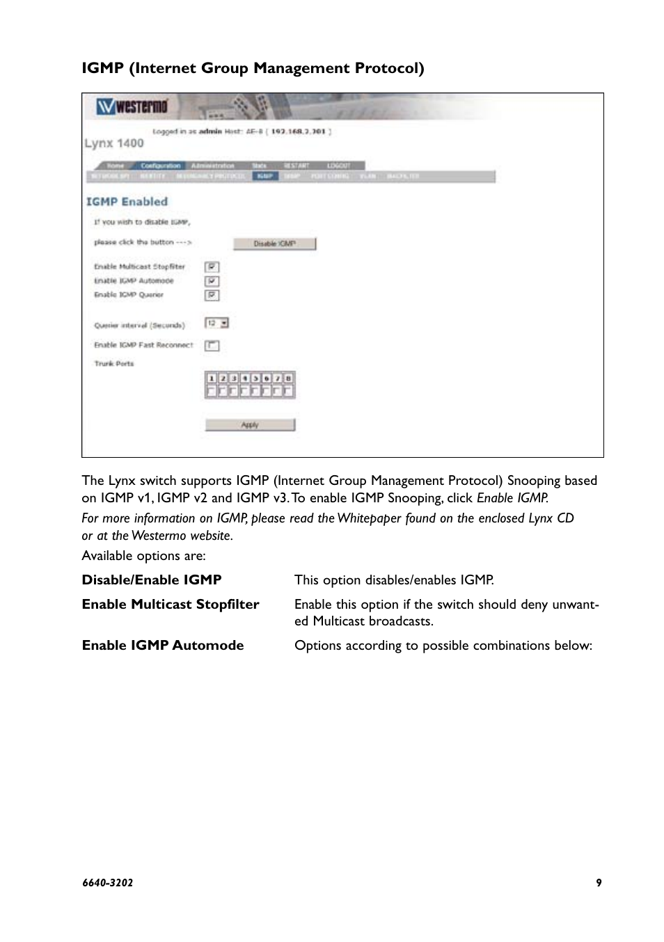 Westermo Lynx Series User Manual | Page 9 / 28