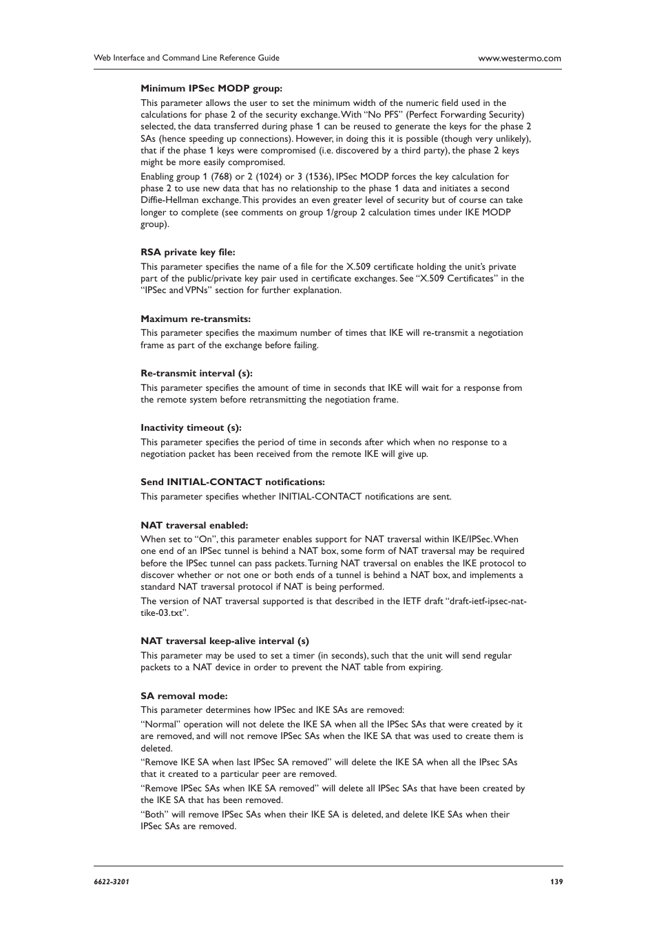 Westermo MR Series User Manual | Page 139 / 460