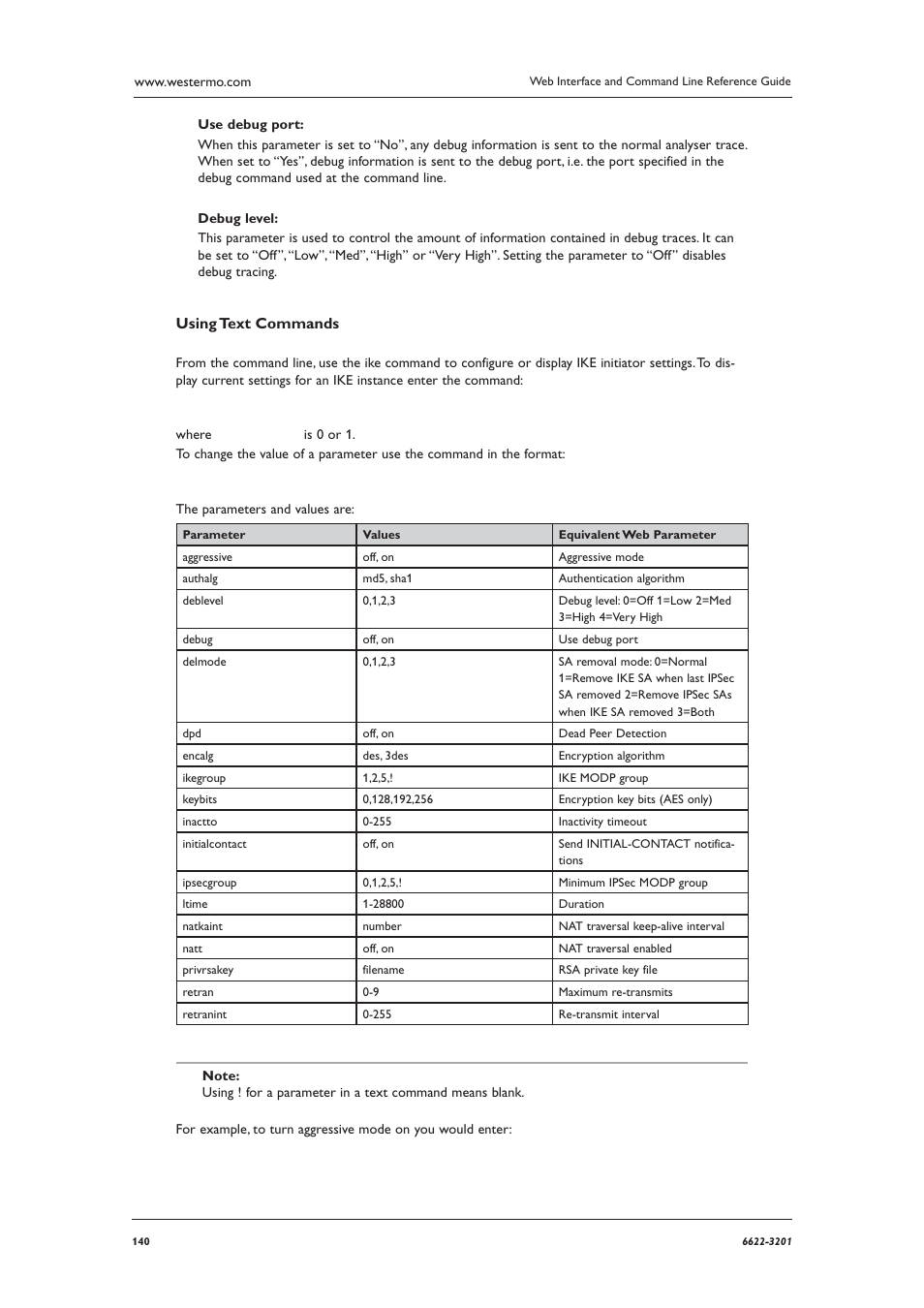 Using text commands | Westermo MR Series User Manual | Page 140 / 460