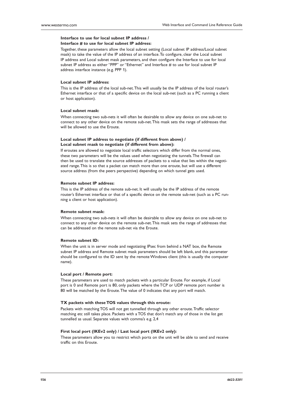 Westermo MR Series User Manual | Page 156 / 460