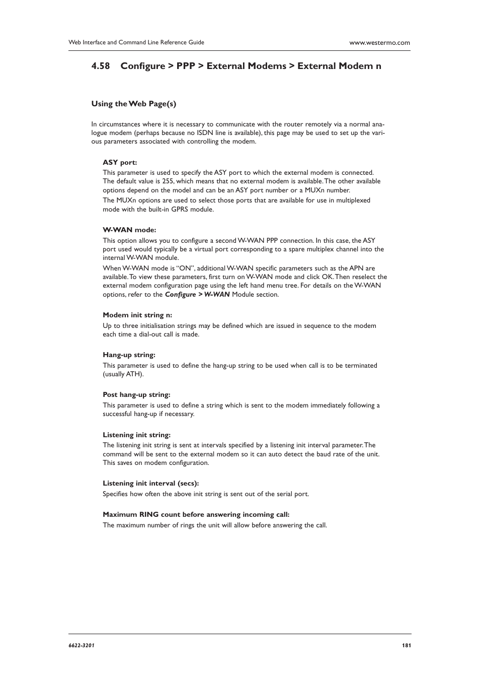 Westermo MR Series User Manual | Page 181 / 460