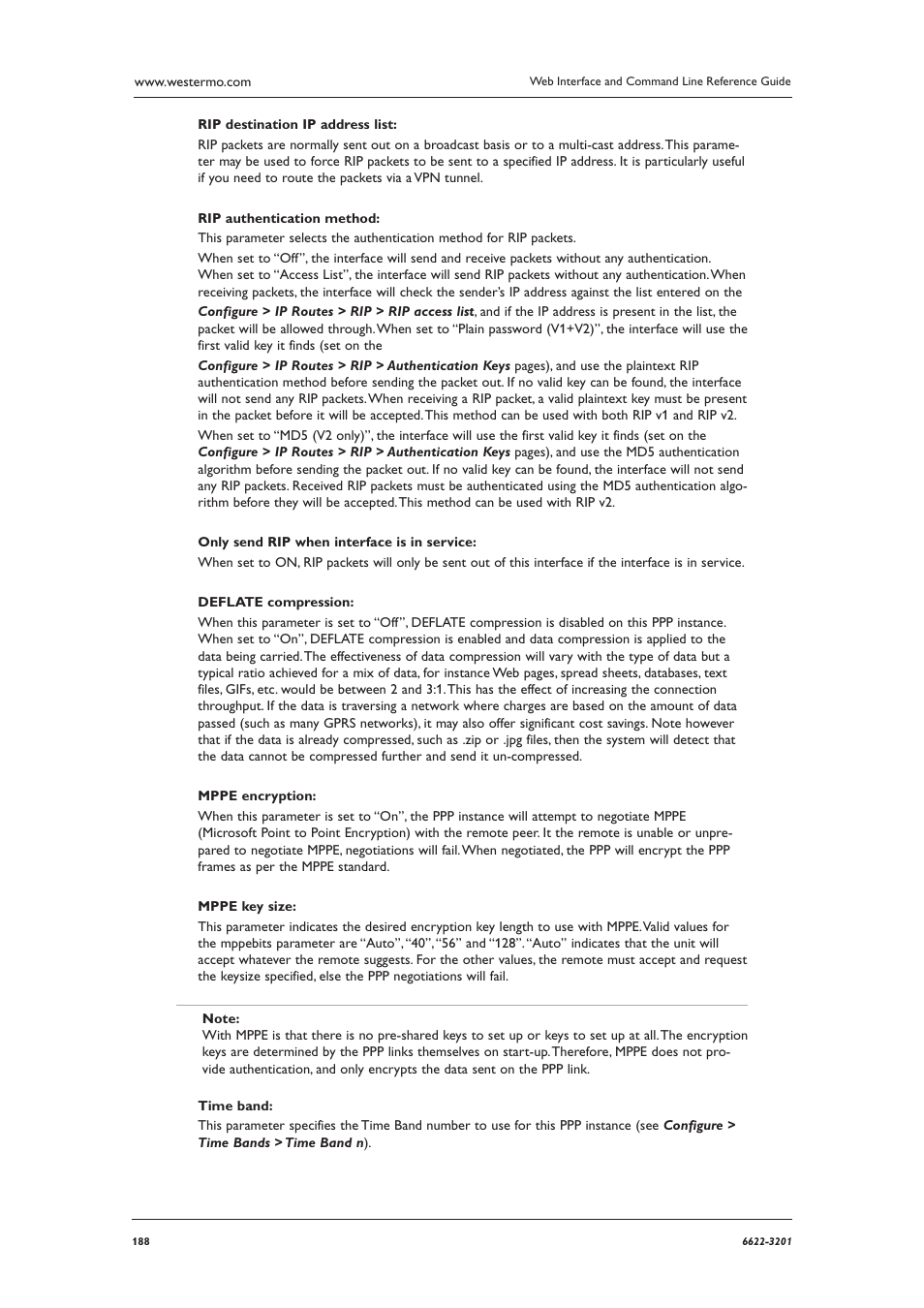 Westermo MR Series User Manual | Page 188 / 460