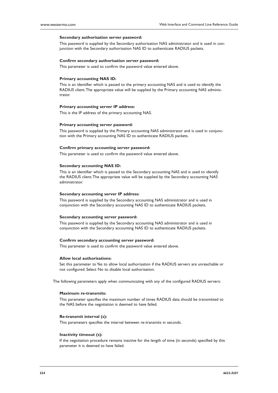 Westermo MR Series User Manual | Page 224 / 460