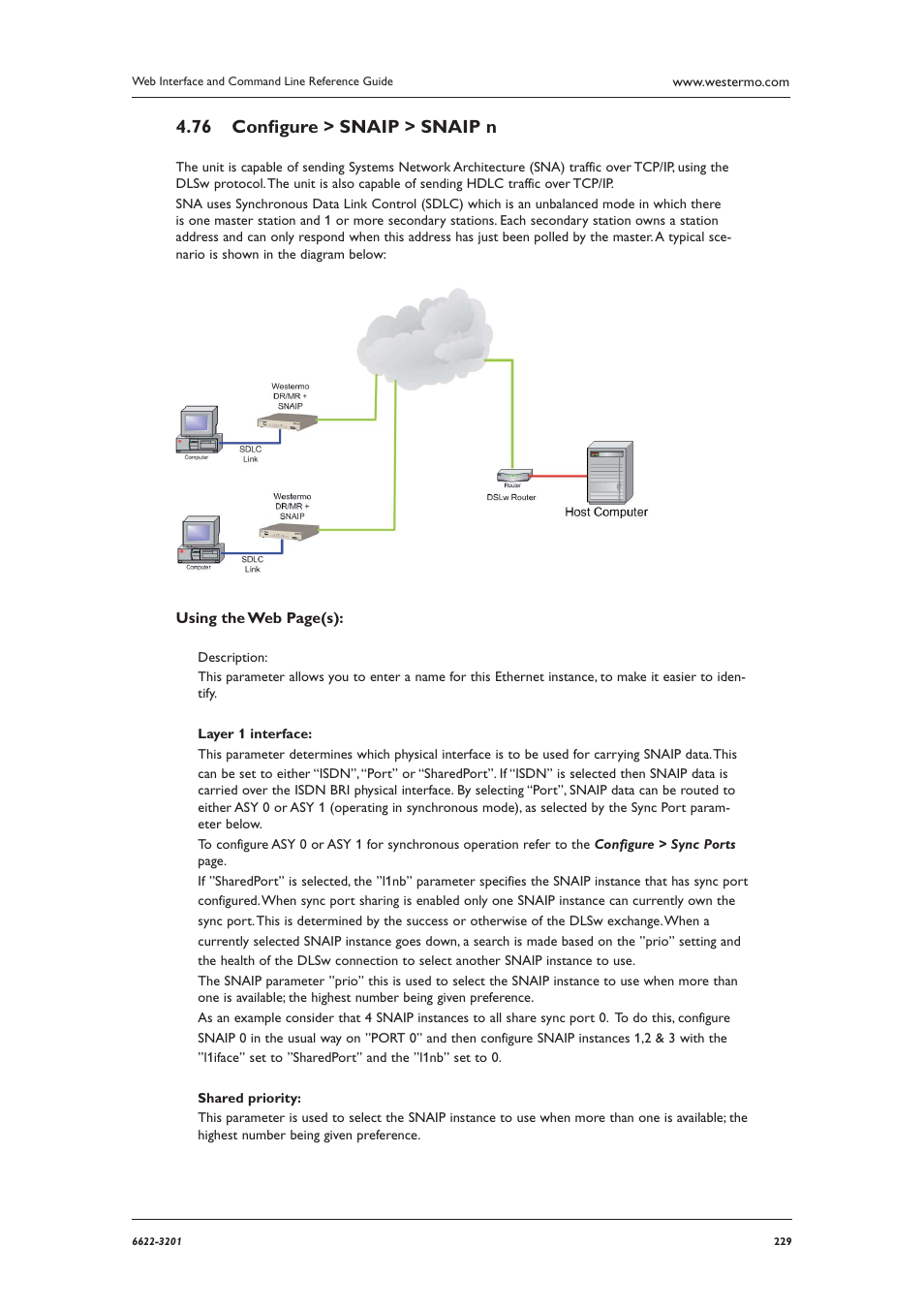 Conﬁ gure > snaip > snaip n 4.76 | Westermo MR Series User Manual | Page 229 / 460