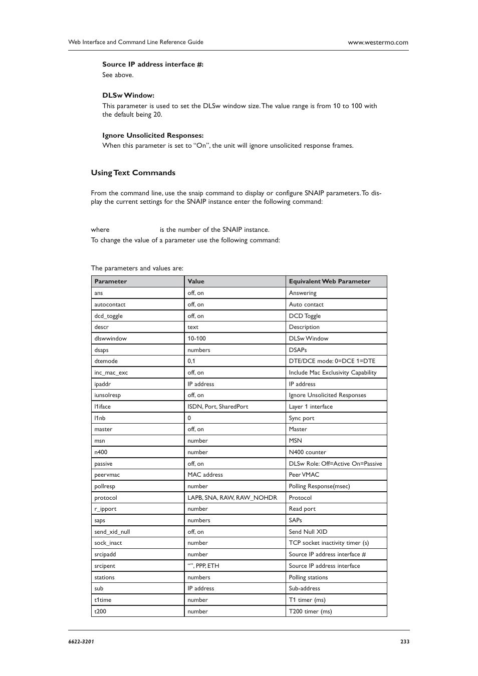 Using text commands | Westermo MR Series User Manual | Page 233 / 460