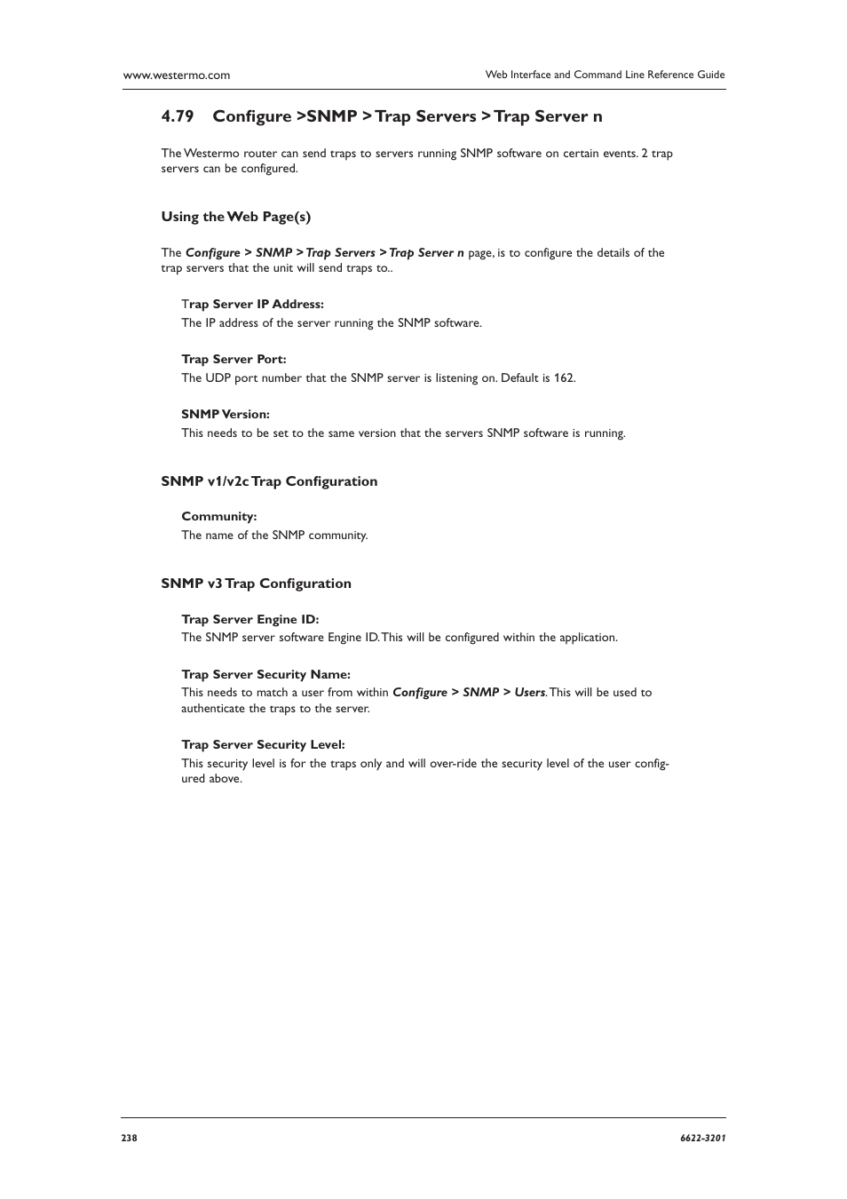 Westermo MR Series User Manual | Page 238 / 460