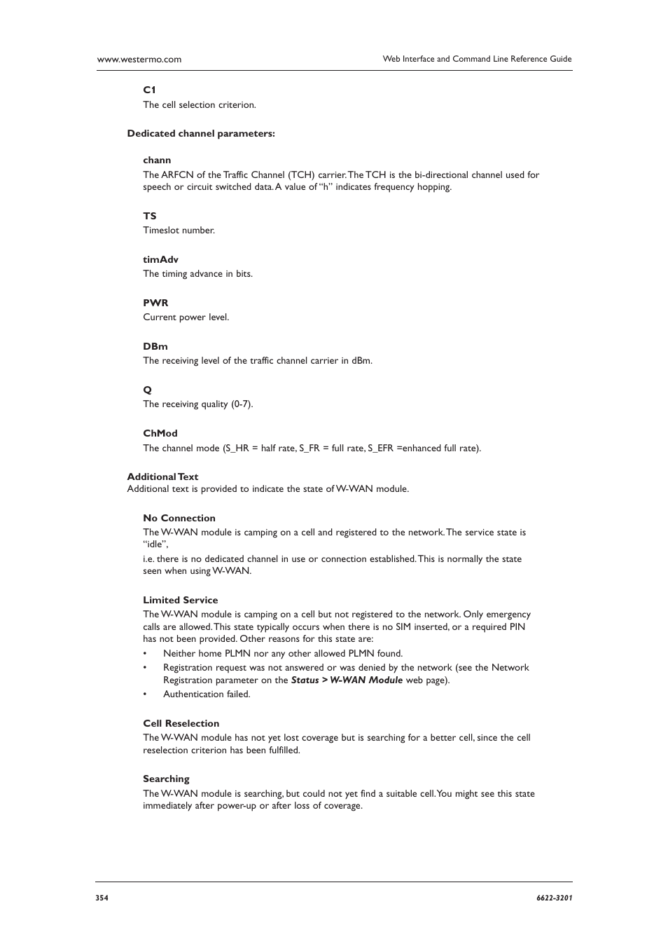 Westermo MR Series User Manual | Page 354 / 460