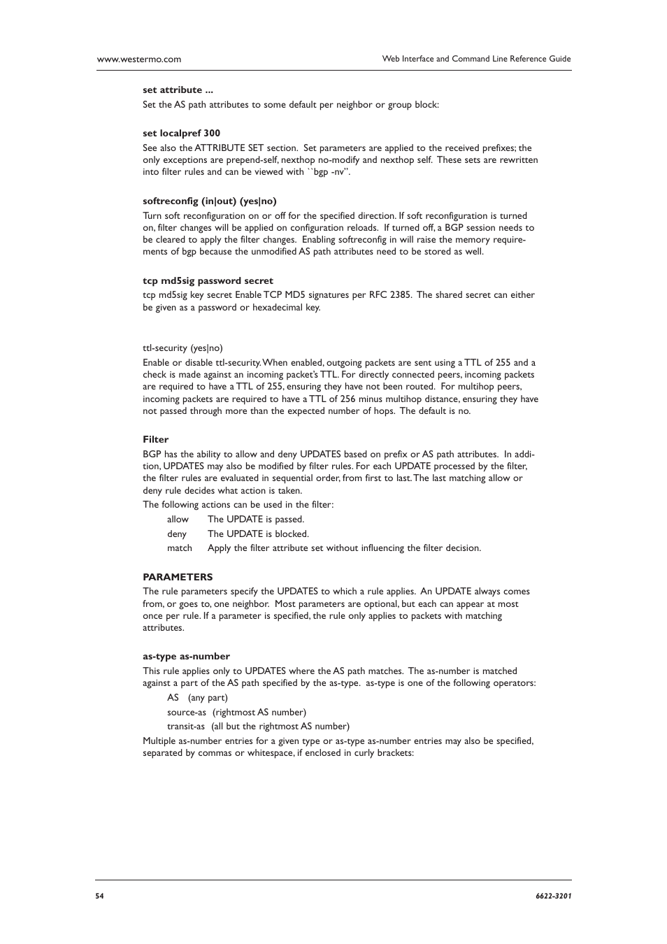 Westermo MR Series User Manual | Page 54 / 460