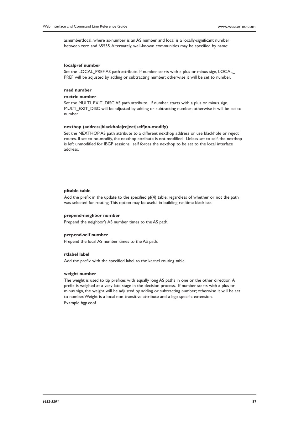 Westermo MR Series User Manual | Page 57 / 460