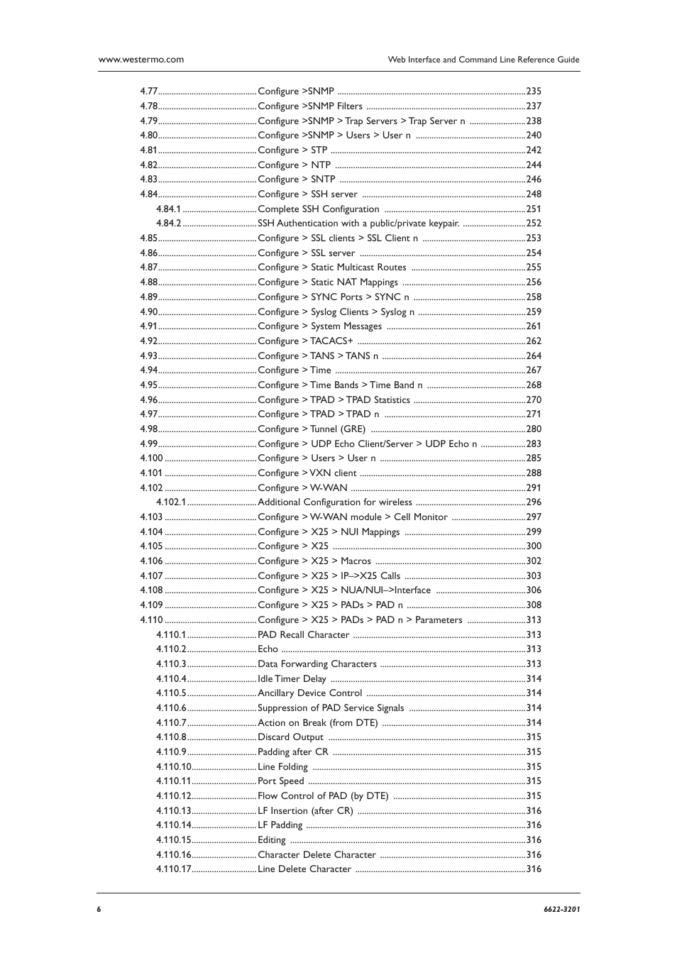 Westermo MR Series User Manual | Page 6 / 460