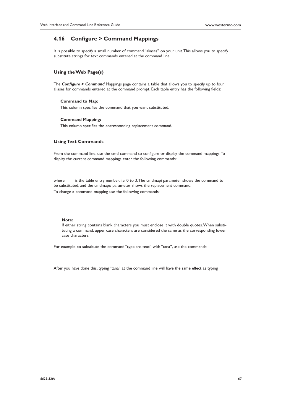 Conﬁ gure > command mappings 4.16 | Westermo MR Series User Manual | Page 67 / 460