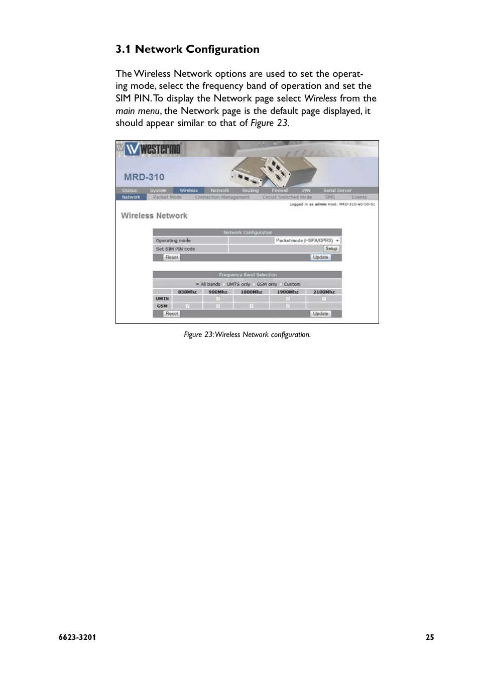 1 network configuration | Westermo MRD-3x0 User Manual | Page 25 / 199
