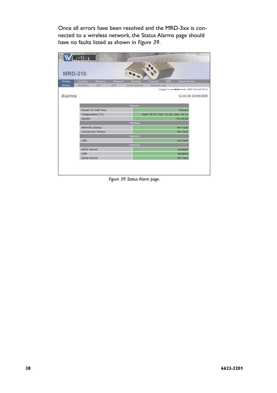 Westermo MRD-3x0 User Manual | Page 38 / 199