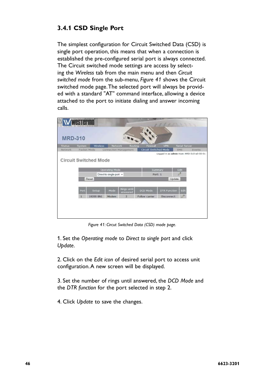 Westermo MRD-3x0 User Manual | Page 46 / 199