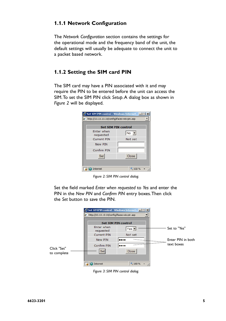 1 network configuration, 2 setting the sim card pin | Westermo MRD-3x0 User Manual | Page 5 / 199