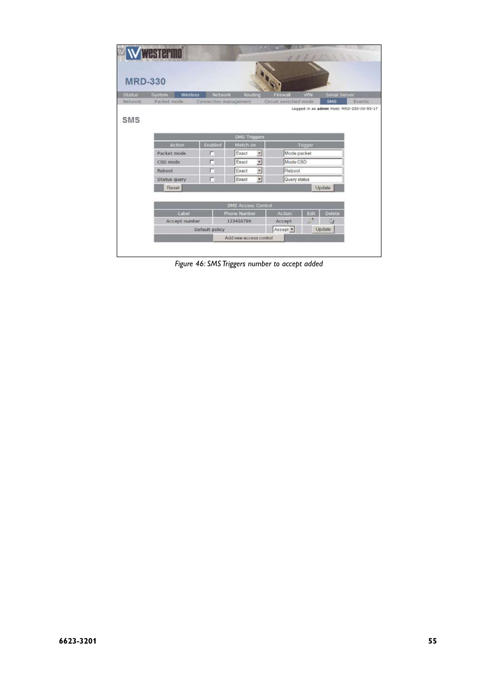 Westermo MRD-3x0 User Manual | Page 55 / 199