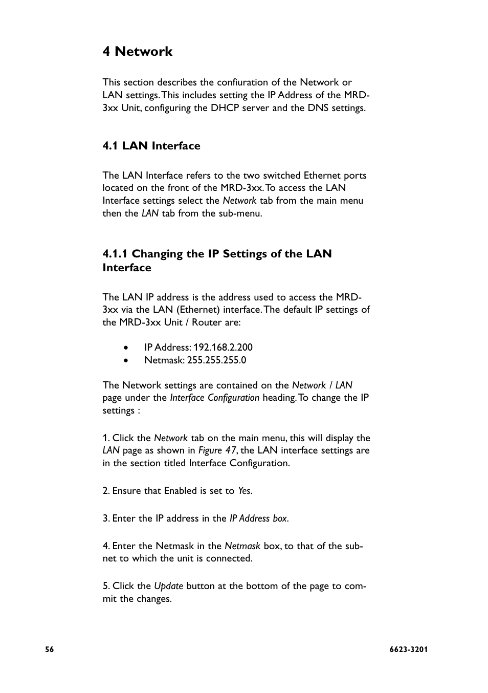 4 network | Westermo MRD-3x0 User Manual | Page 56 / 199