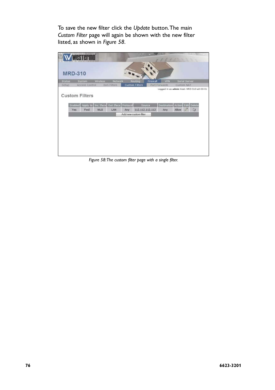 Westermo MRD-3x0 User Manual | Page 76 / 199