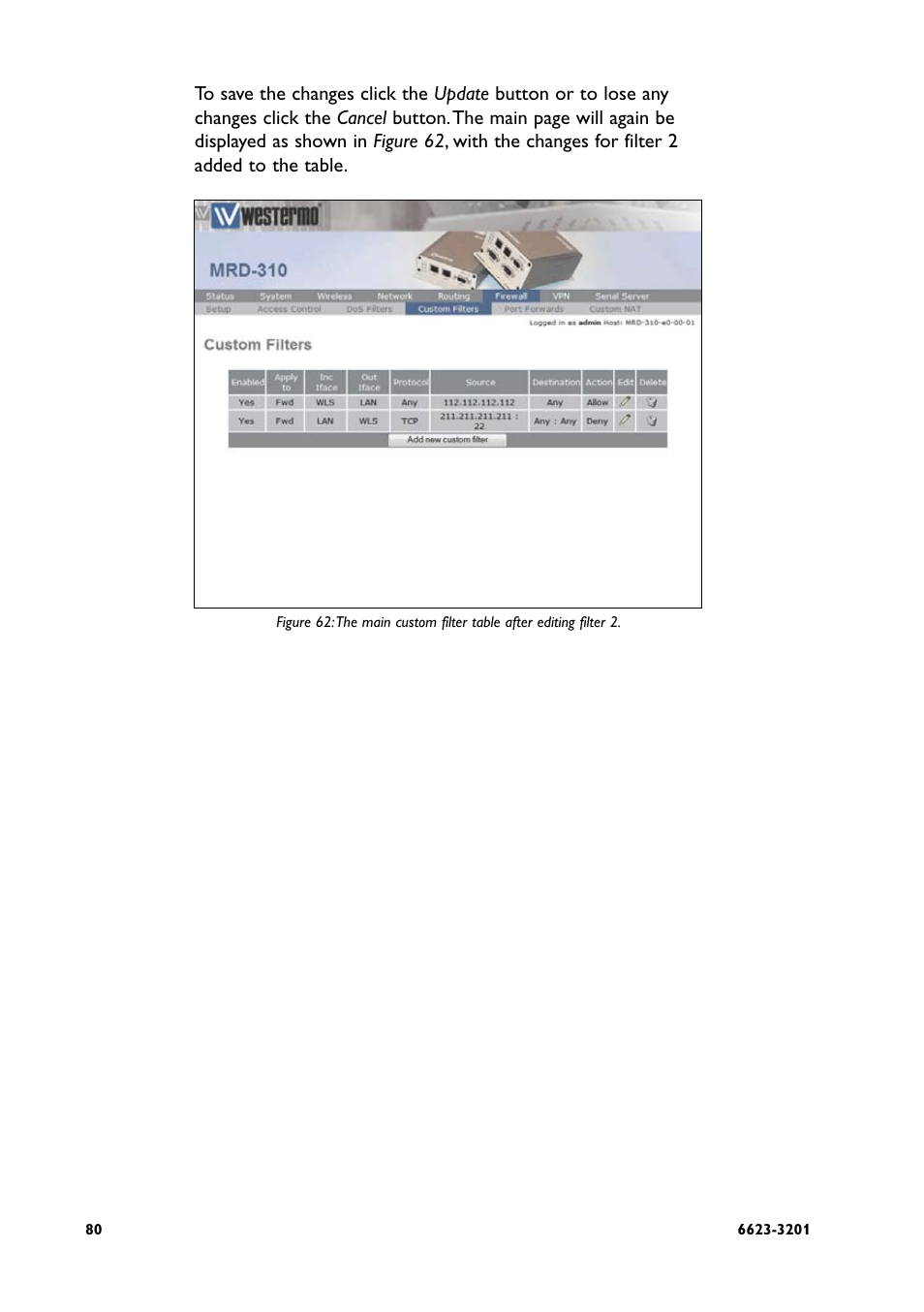 Westermo MRD-3x0 User Manual | Page 80 / 199