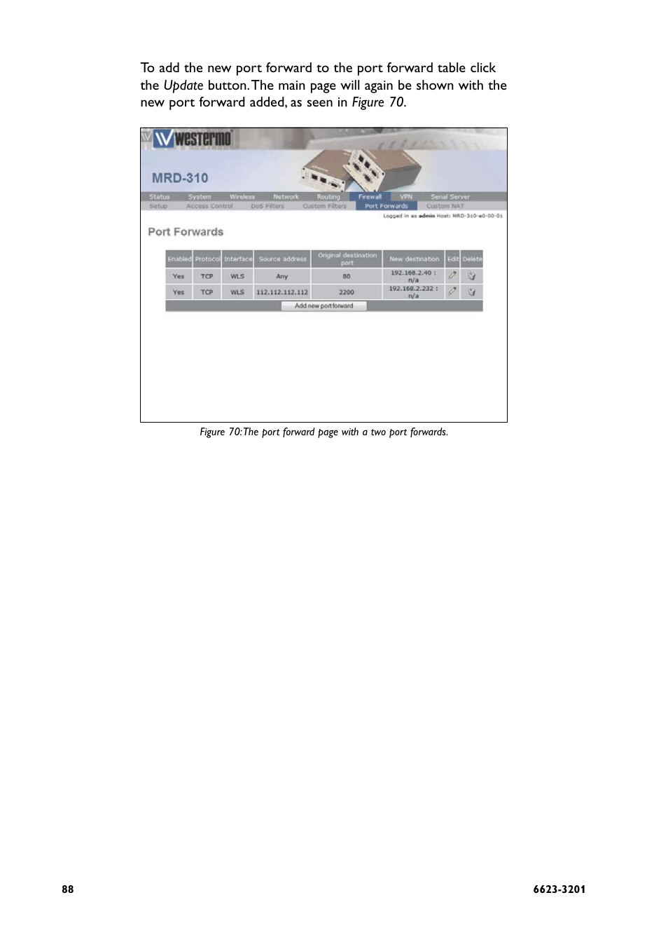 Westermo MRD-3x0 User Manual | Page 88 / 199