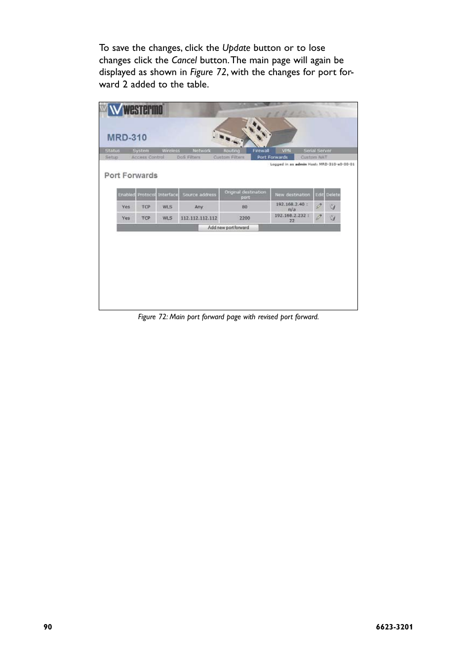 Westermo MRD-3x0 User Manual | Page 90 / 199