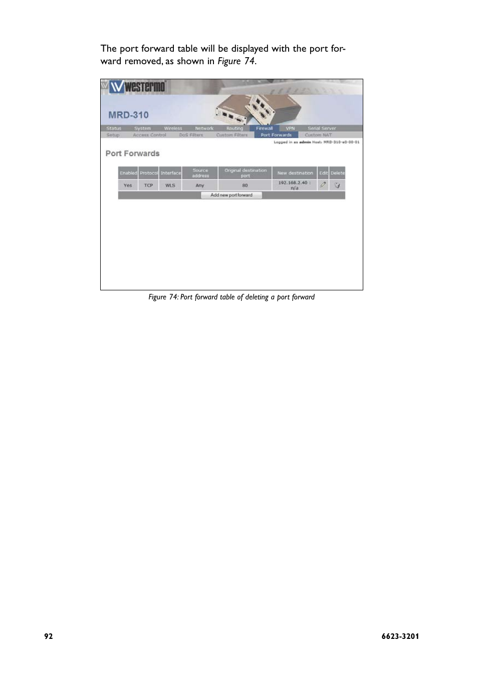 Westermo MRD-3x0 User Manual | Page 92 / 199