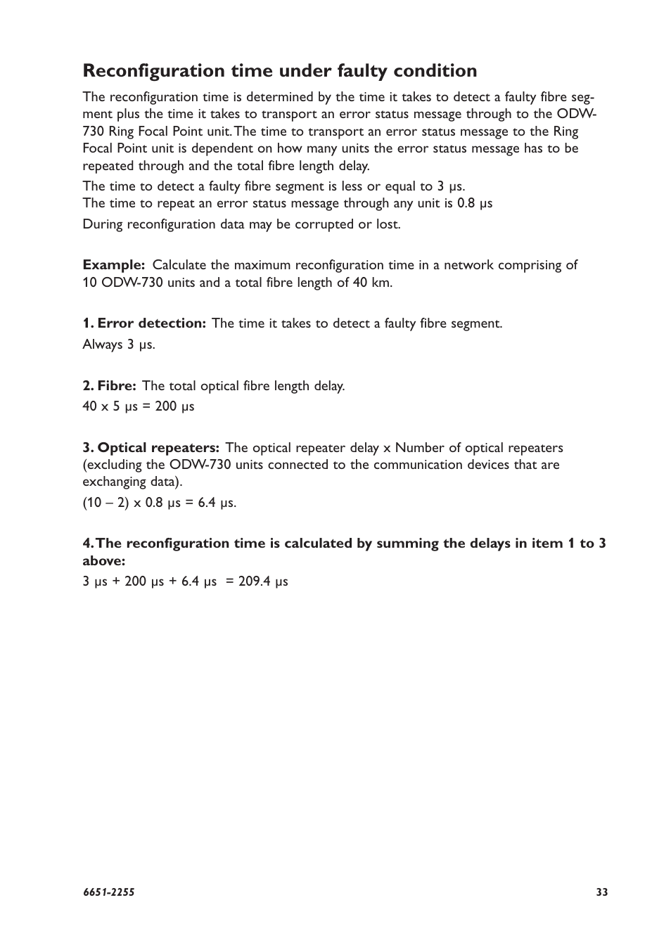 Reconfiguration time under faulty condition | Westermo ODW-730-F2 User Manual | Page 33 / 36