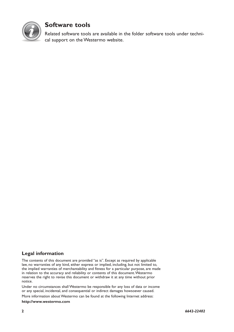 Software tools | Westermo DDW-226 User Manual | Page 2 / 24