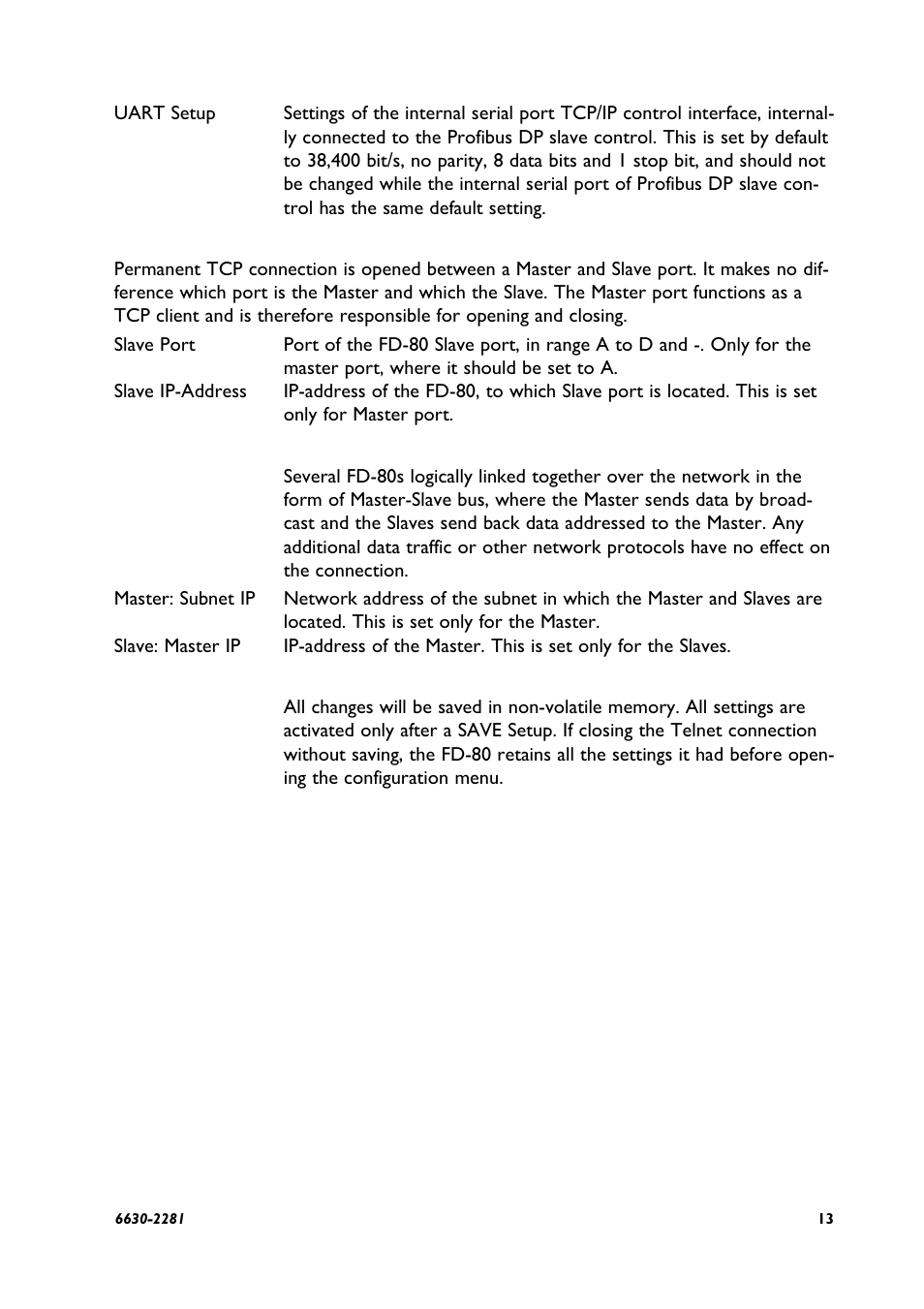 Westermo FD-80 User Manual | Page 13 / 24
