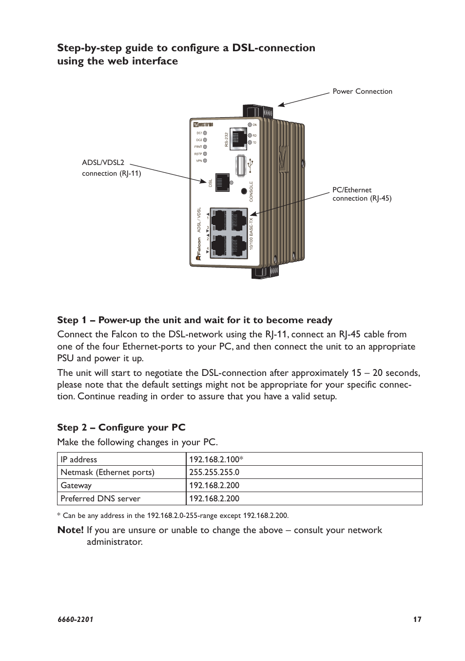 Westermo FDV-206-1D-1S User Manual | Page 17 / 24