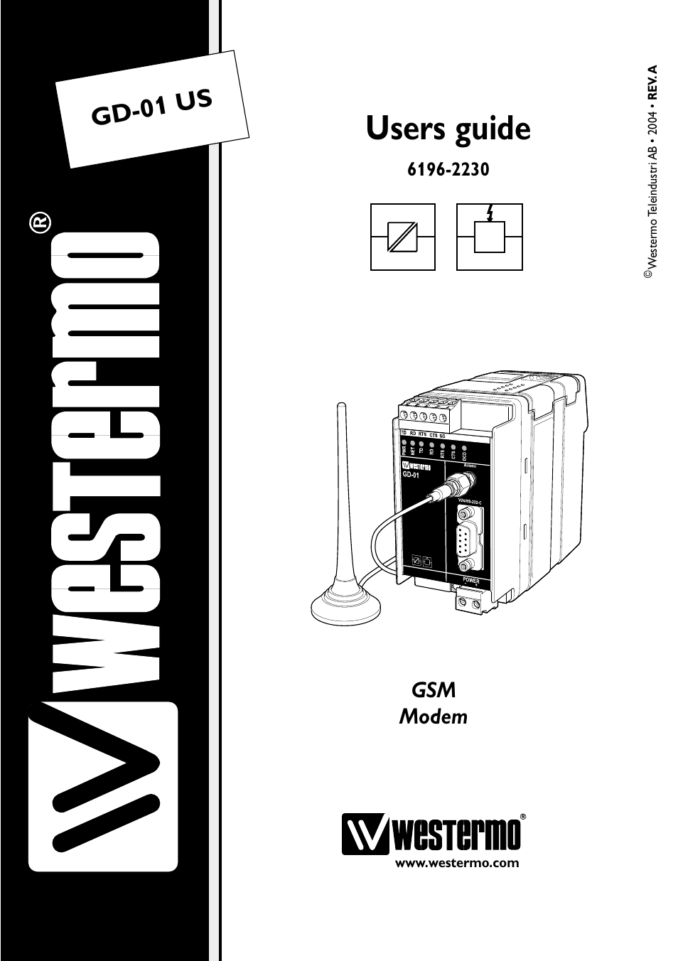 Westermo GD-01 US User Manual | 24 pages