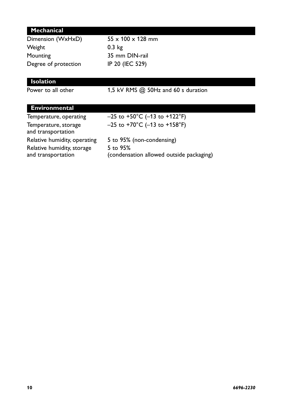 Westermo GD-01 US User Manual | Page 10 / 24