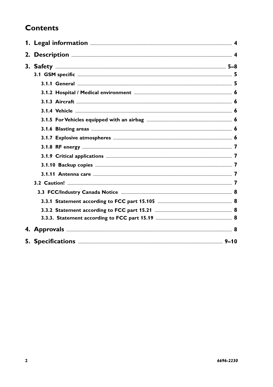 Westermo GD-01 US User Manual | Page 2 / 24