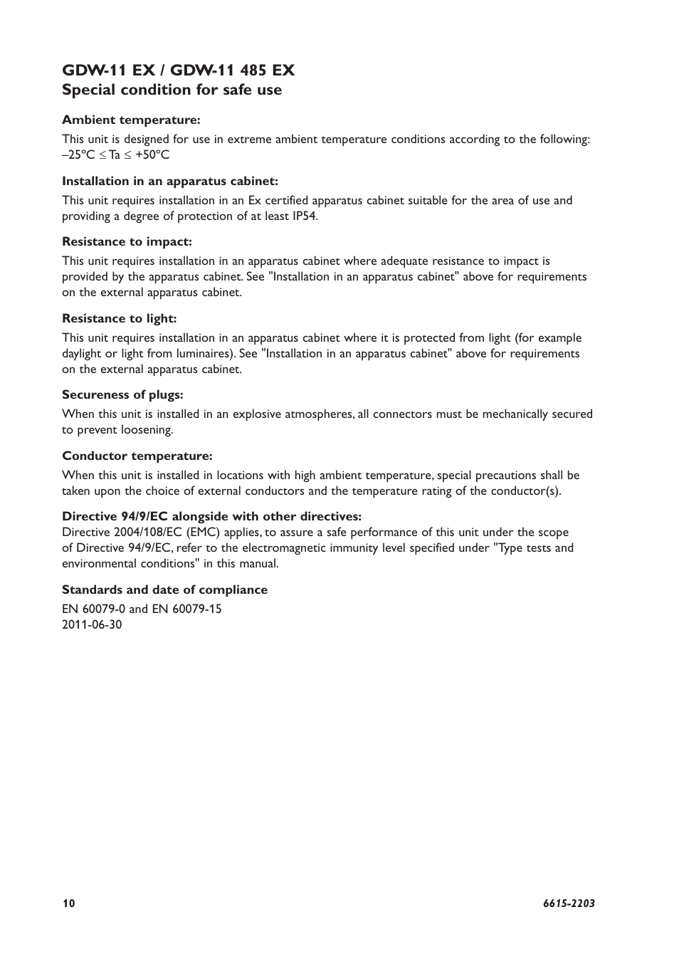 Westermo GDW-11 User Manual | Page 10 / 40