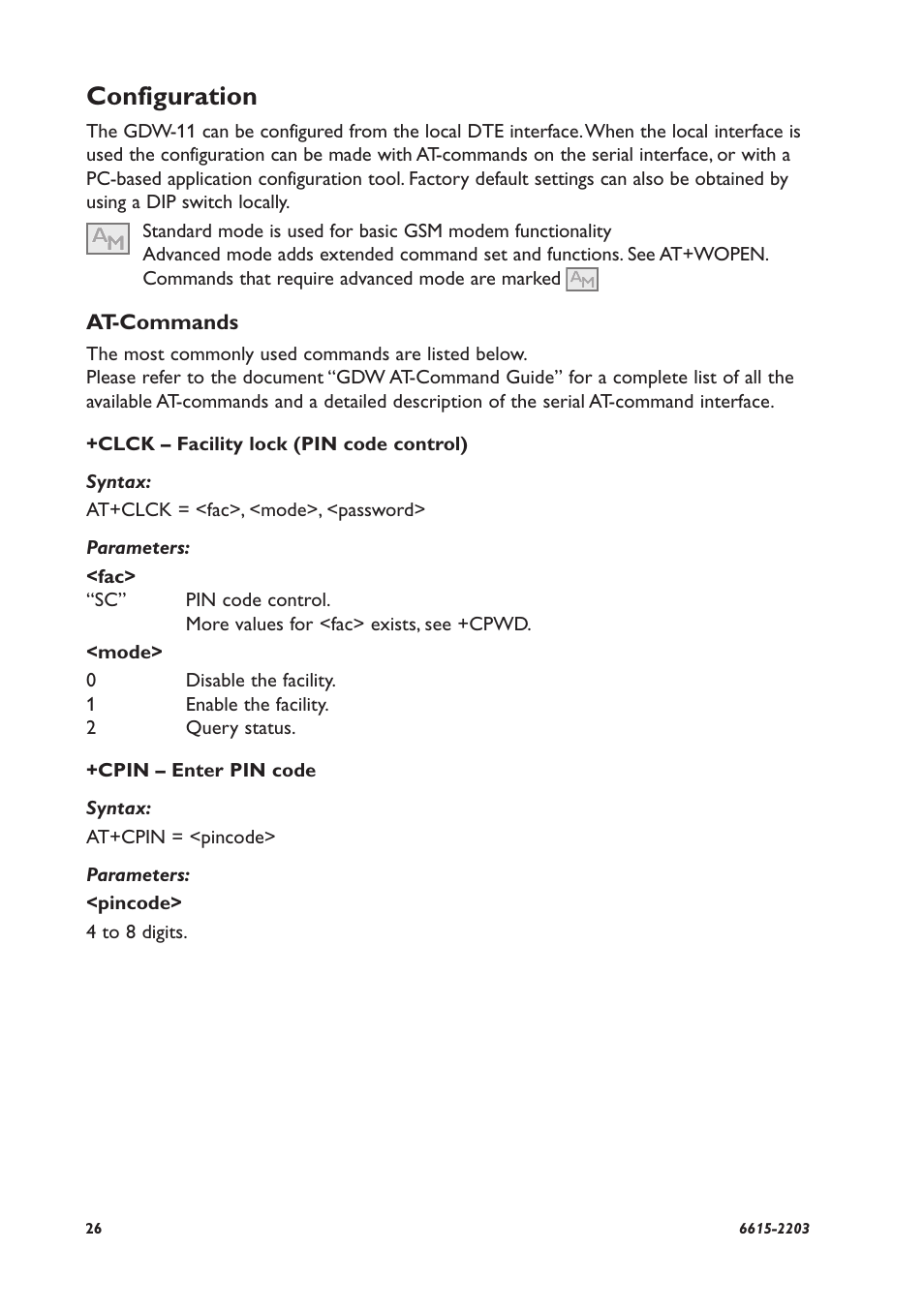 Configuration | Westermo GDW-11 User Manual | Page 26 / 40