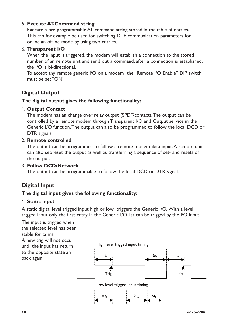 Digital output, Digital input | Westermo IDW-90 User Manual | Page 10 / 44