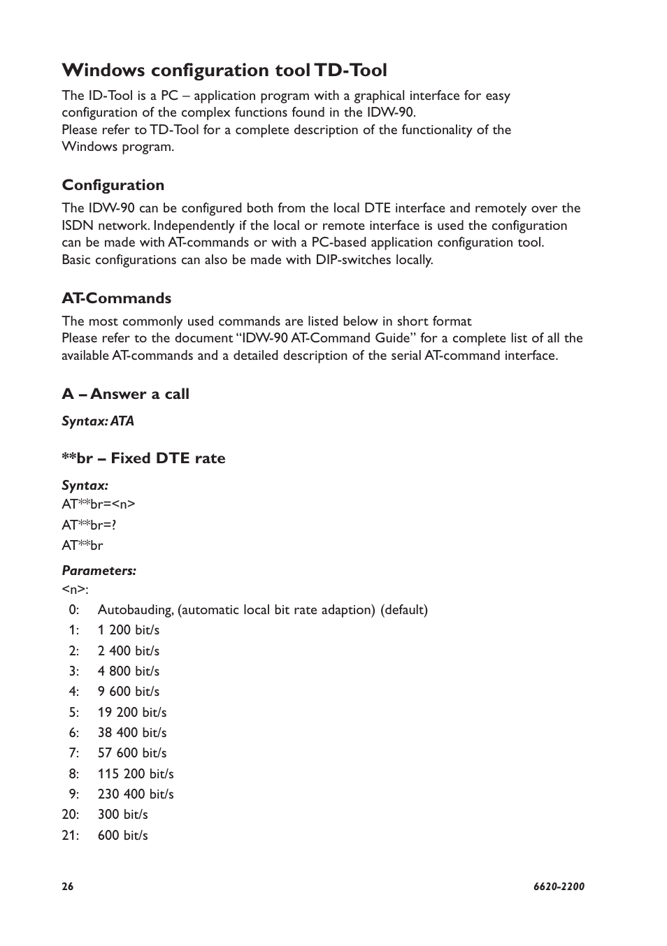 Windows configuration tool td-tool | Westermo IDW-90 User Manual | Page 26 / 44