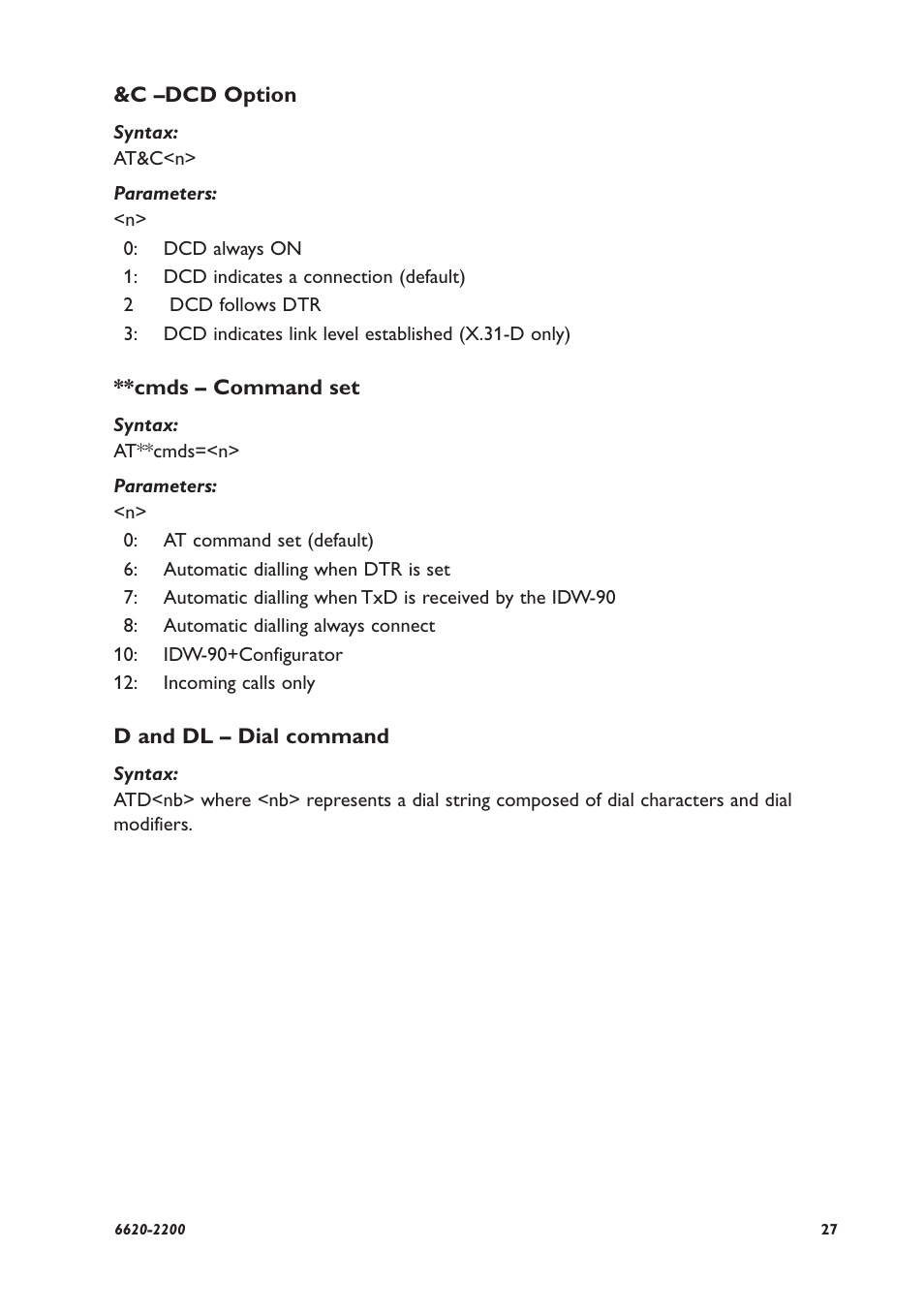 Westermo IDW-90 User Manual | Page 27 / 44