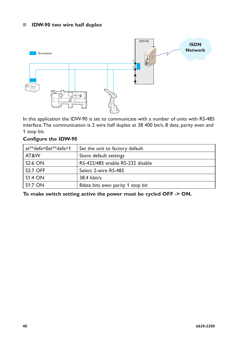 Westermo IDW-90 User Manual | Page 40 / 44