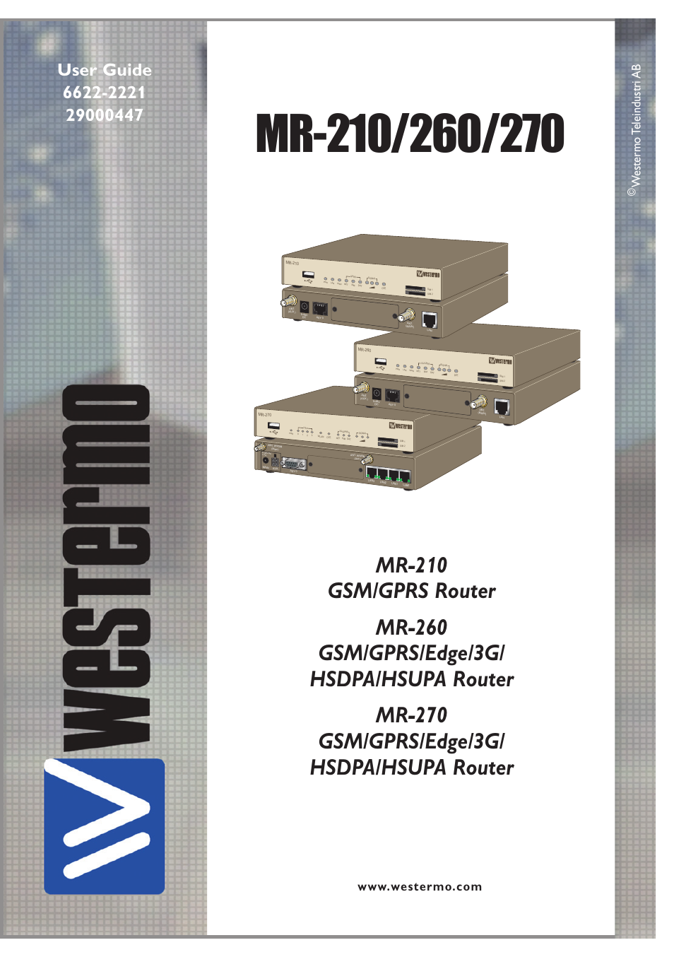 Westermo MR-2x0 User Manual | 28 pages