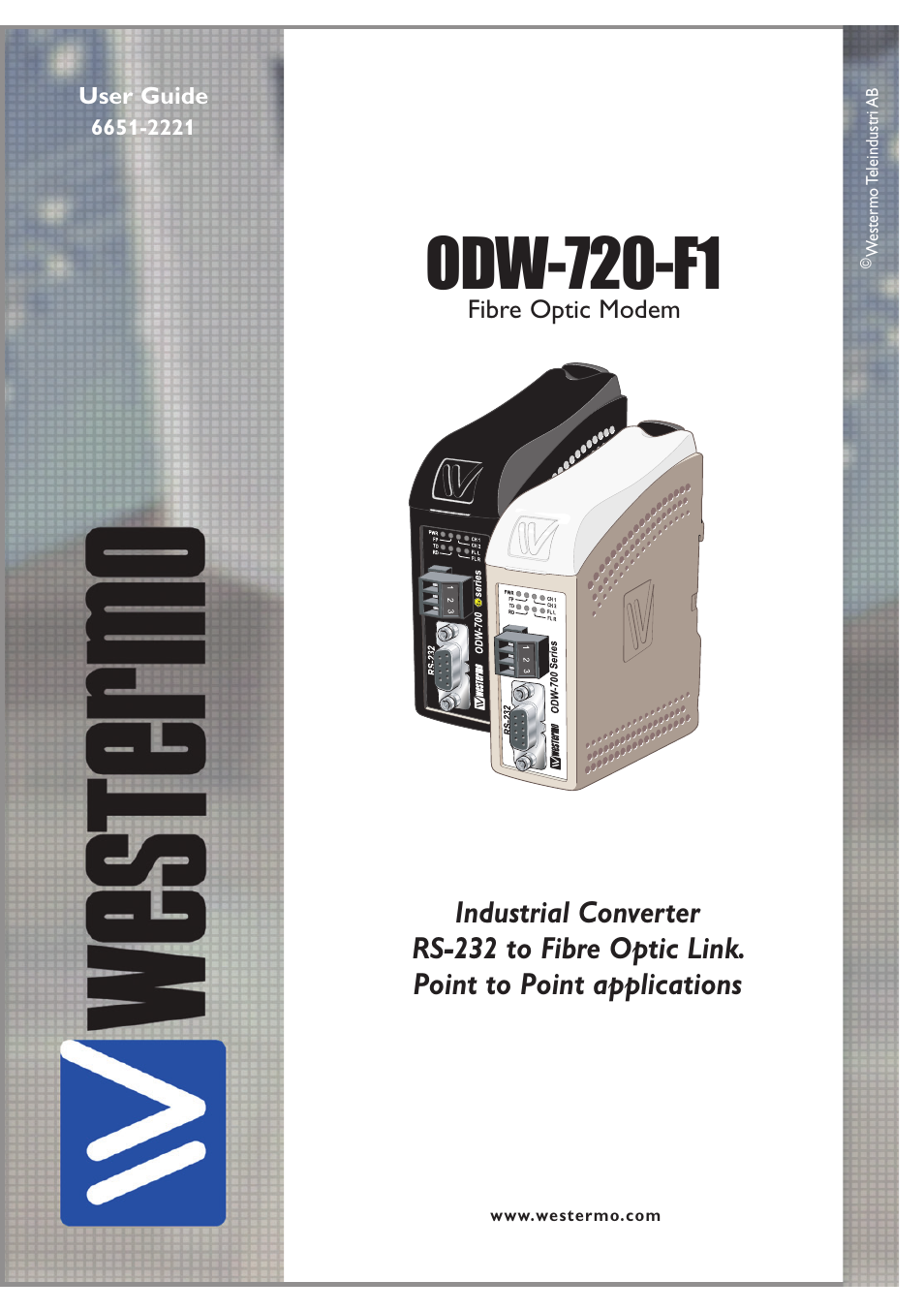 Westermo ODW-720-F1 User Manual | 20 pages