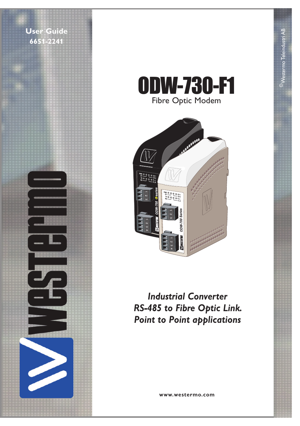 Westermo ODW-730-F1 User Manual | 24 pages