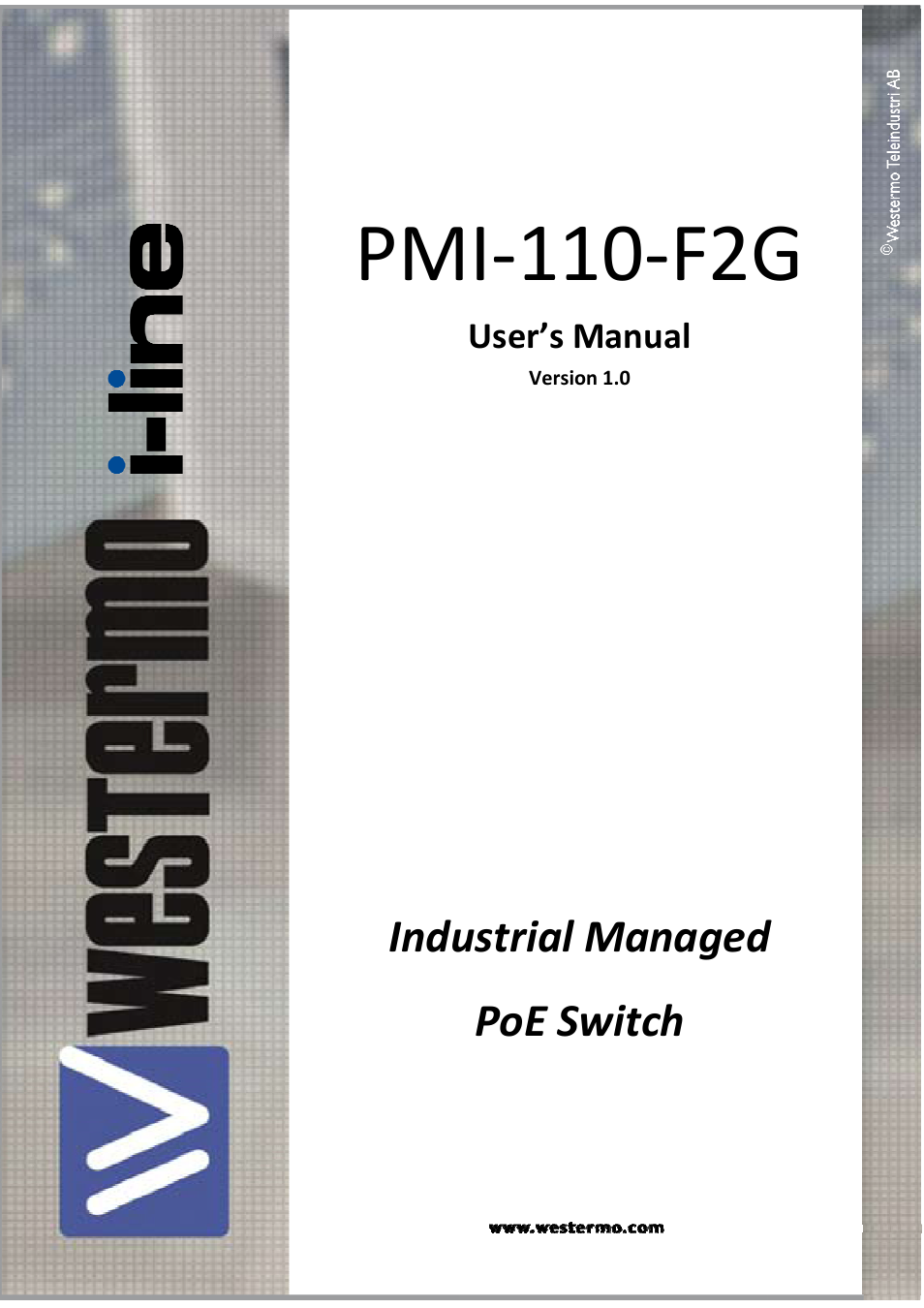 Westermo PMI-110-F2G User Manual | 146 pages