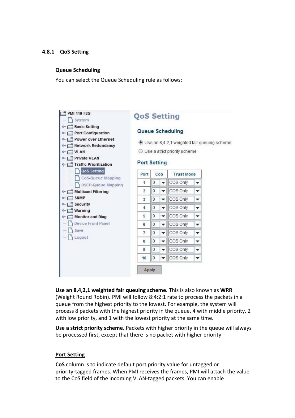 Westermo PMI-110-F2G User Manual | Page 104 / 146