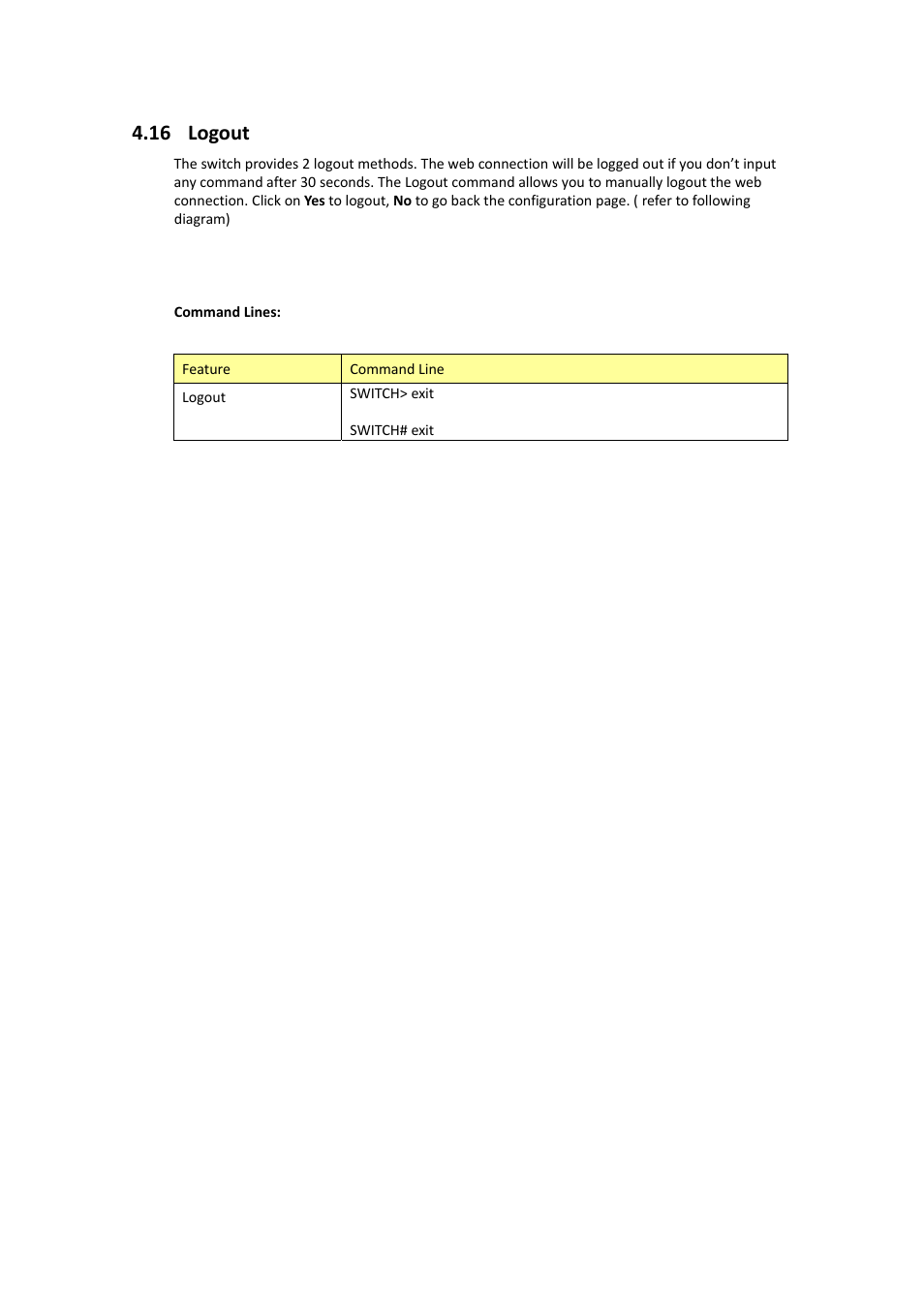 16 logout, Logout | Westermo PMI-110-F2G User Manual | Page 142 / 146