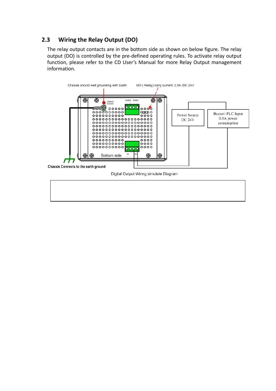 3 wiring the relay output (do), Wiring the relay output (do) | Westermo PMI-110-F2G User Manual | Page 17 / 146