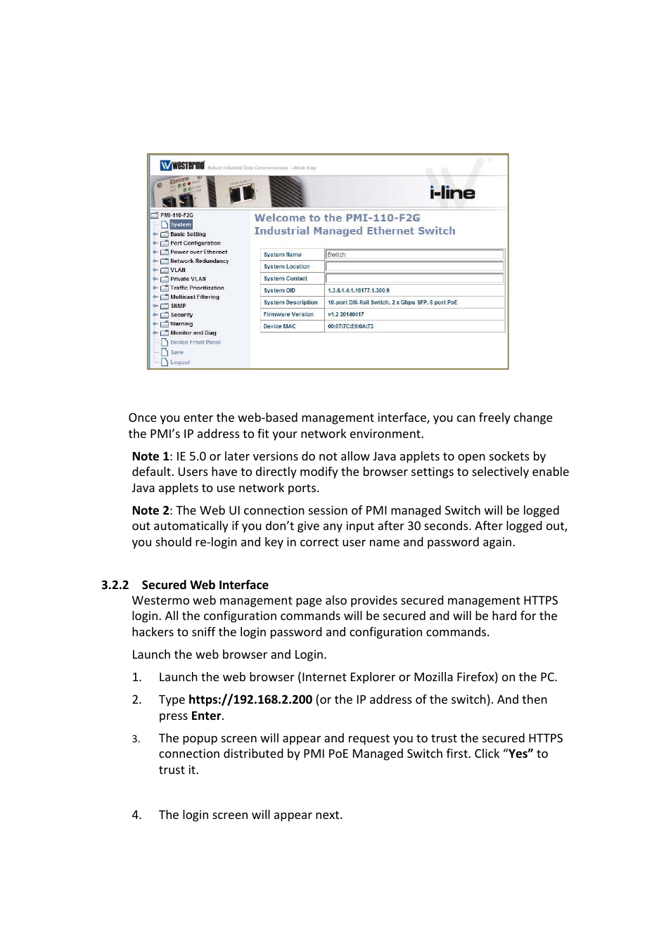 Westermo PMI-110-F2G User Manual | Page 25 / 146