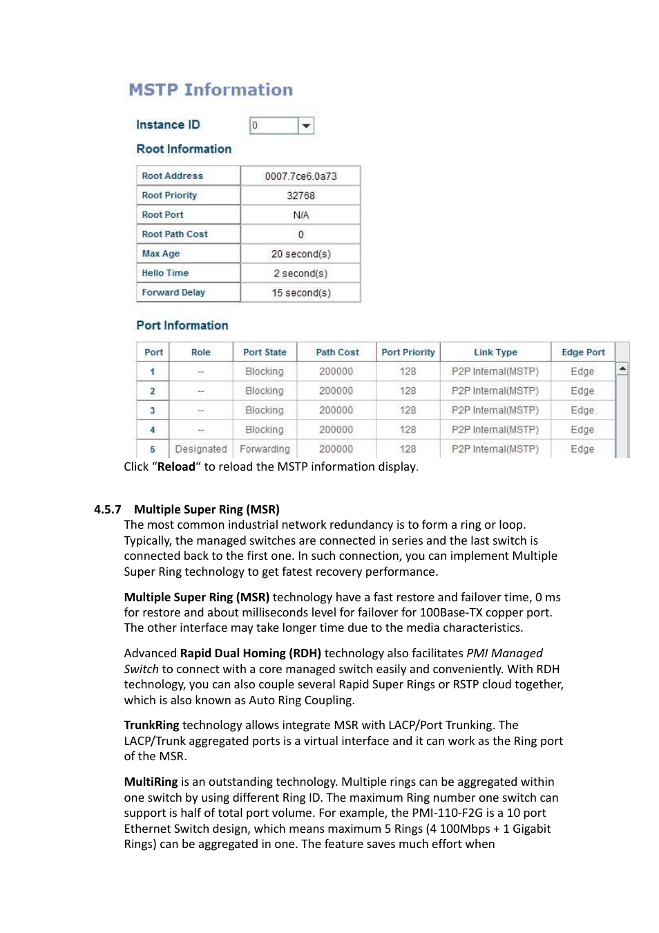 Westermo PMI-110-F2G User Manual | Page 78 / 146