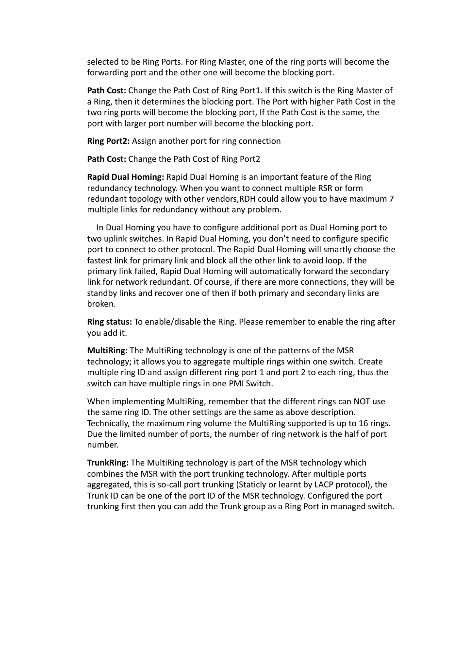 Westermo PMI-110-F2G User Manual | Page 80 / 146