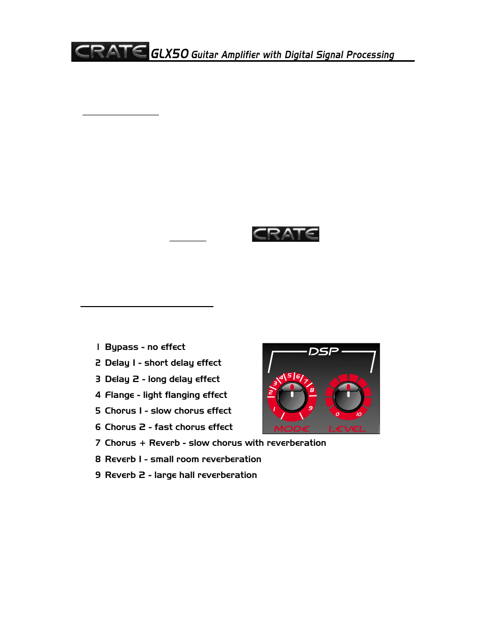 Glx50 | Crate Amplifiers GLX50 User Manual | Page 3 / 8
